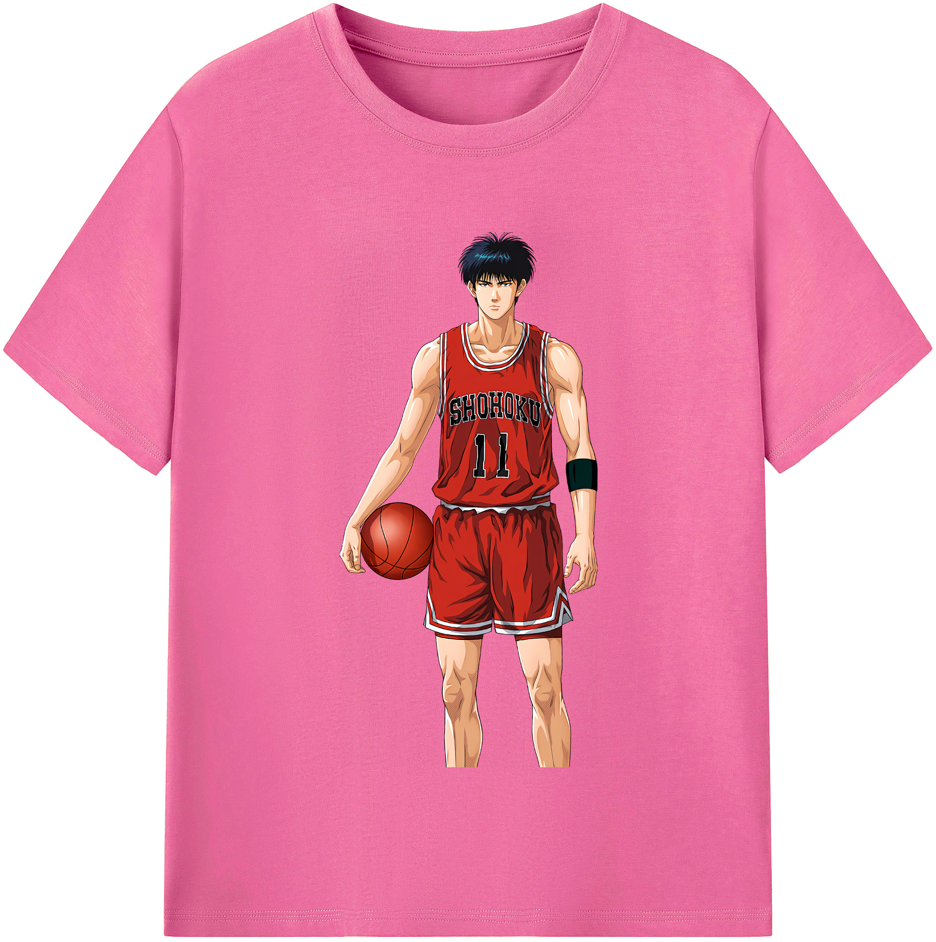 （画像用） SLAM DUNK／スラムダンク レディースカジュアルプリントTシャツ（綿100％）